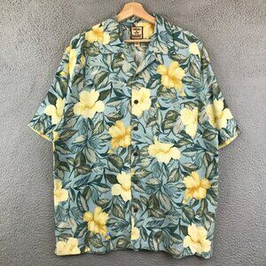 Tommy Bahama Men's Silk Shirt Floral size L